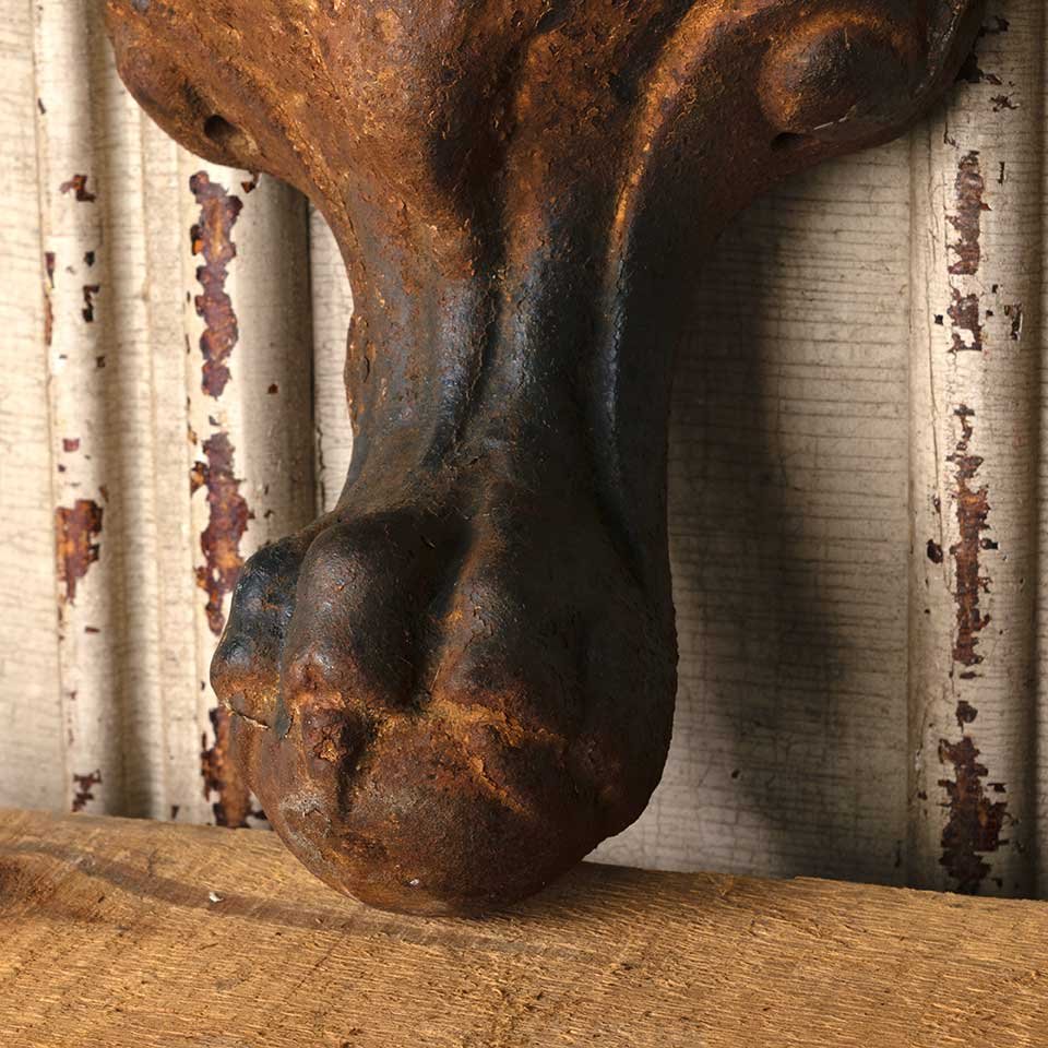 Salvaged Antique Cast Iron Bathtub Claw Foot image 2