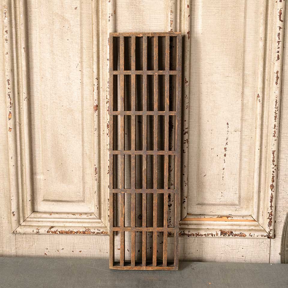 6x20 Oak Cold Air Return Floor Vent Cover image 1