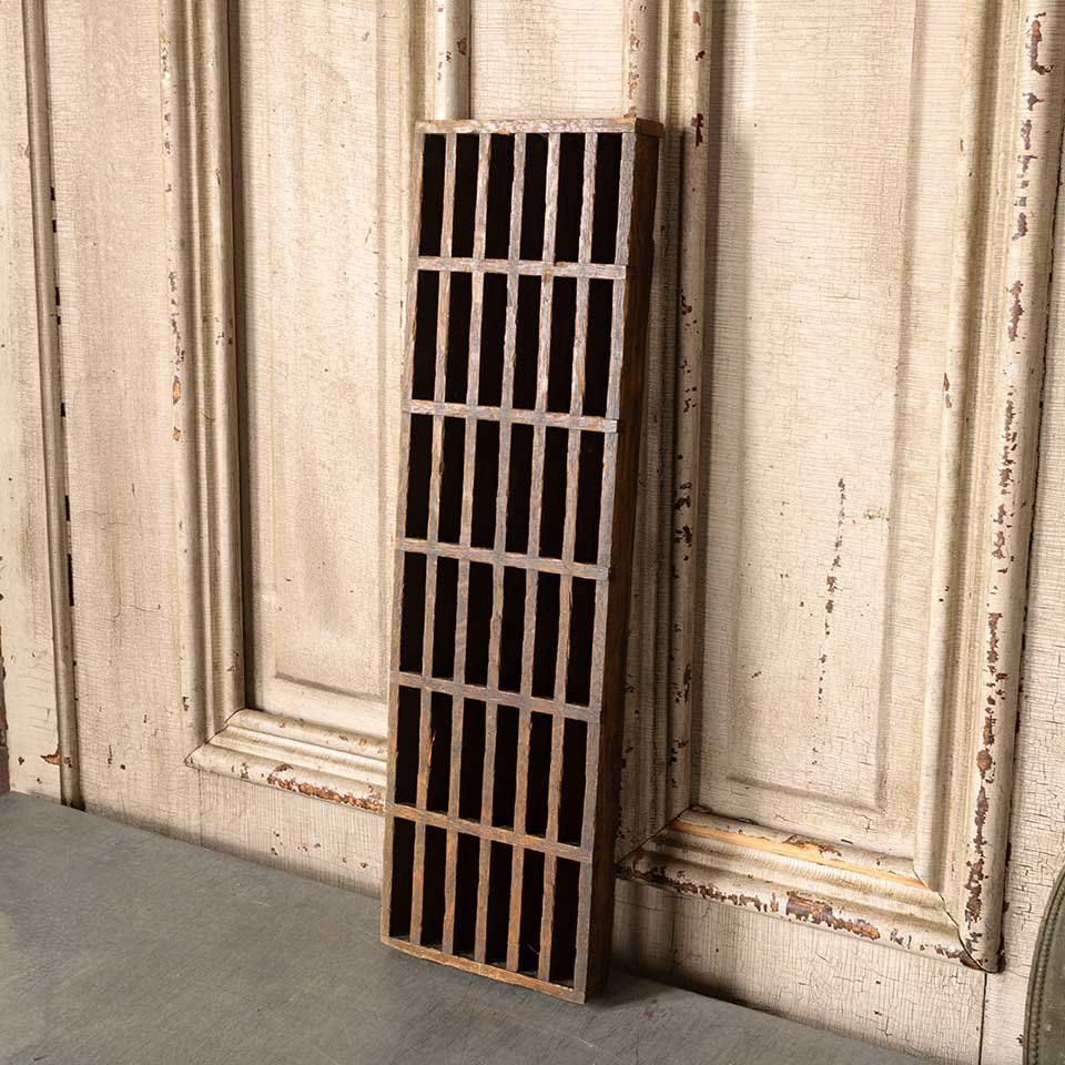 6x20 Oak Cold Air Return Floor Vent Cover image 2
