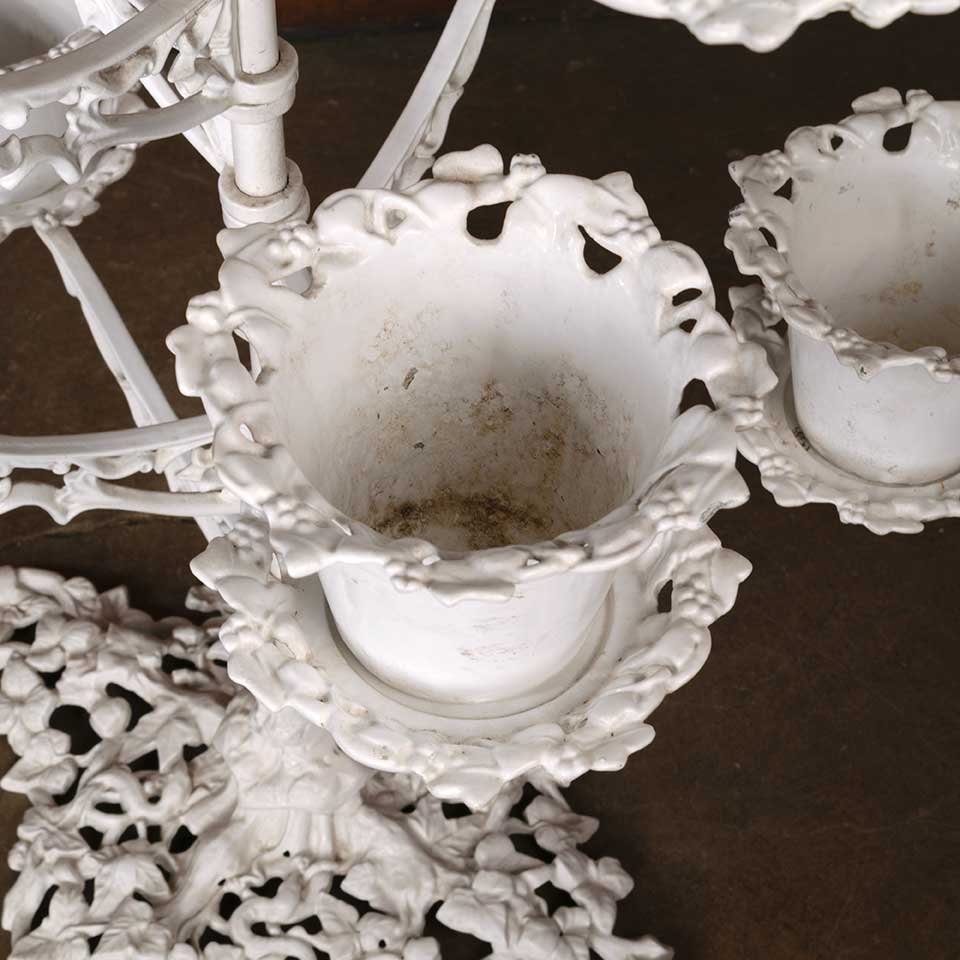 Vintage Multi-Arm Metal Planter Pot Stand image 4