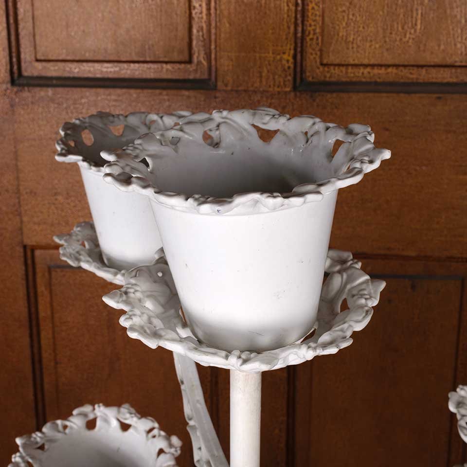 Vintage Multi-Arm Metal Planter Pot Stand image 5