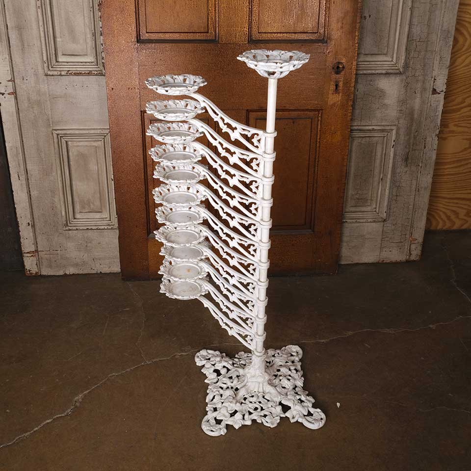 Vintage Multi-Arm Metal Planter Pot Stand image 6