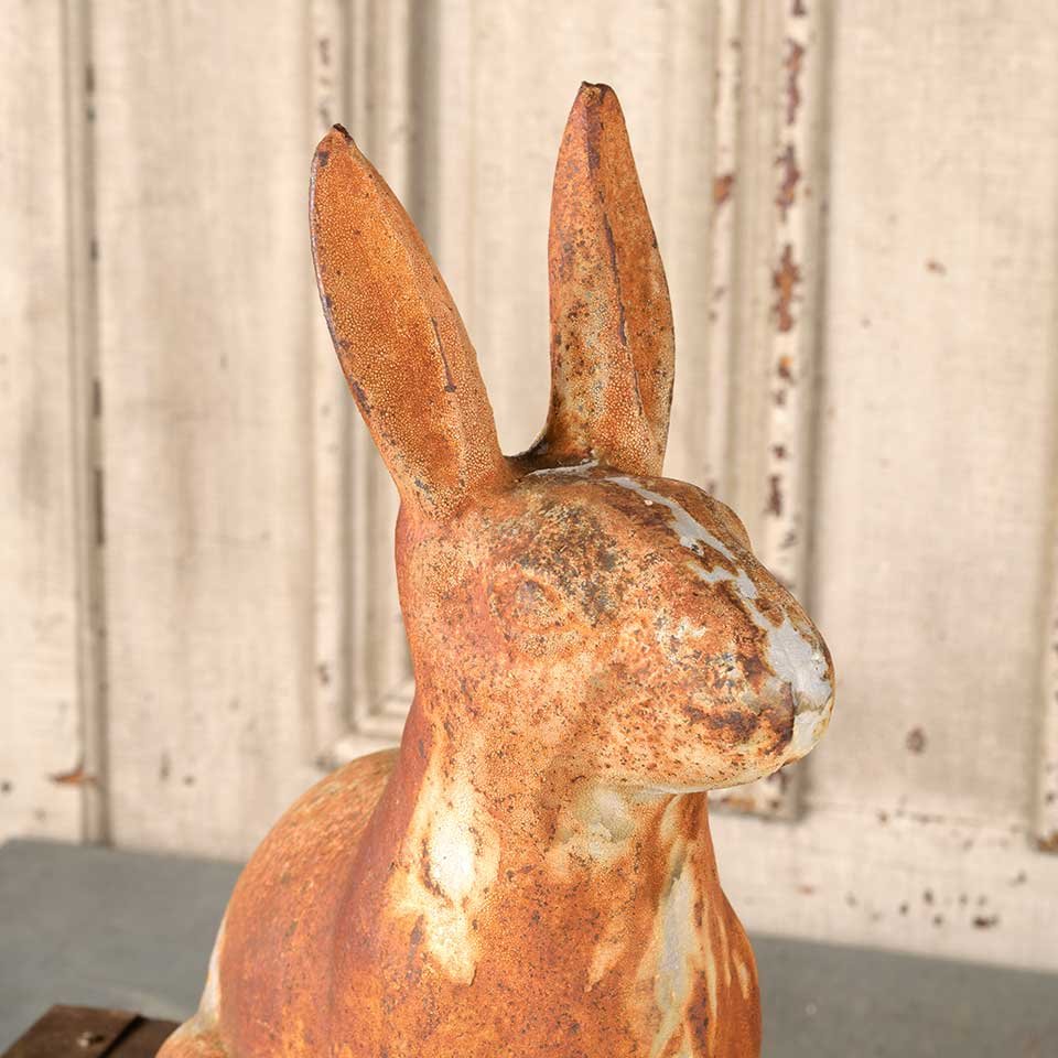 Vintage Cast Iron Bunny Rabbit image 2