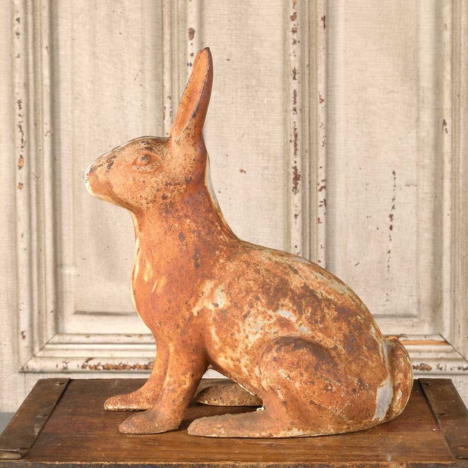 Vintage Cast Iron Bunny Rabbit image 3