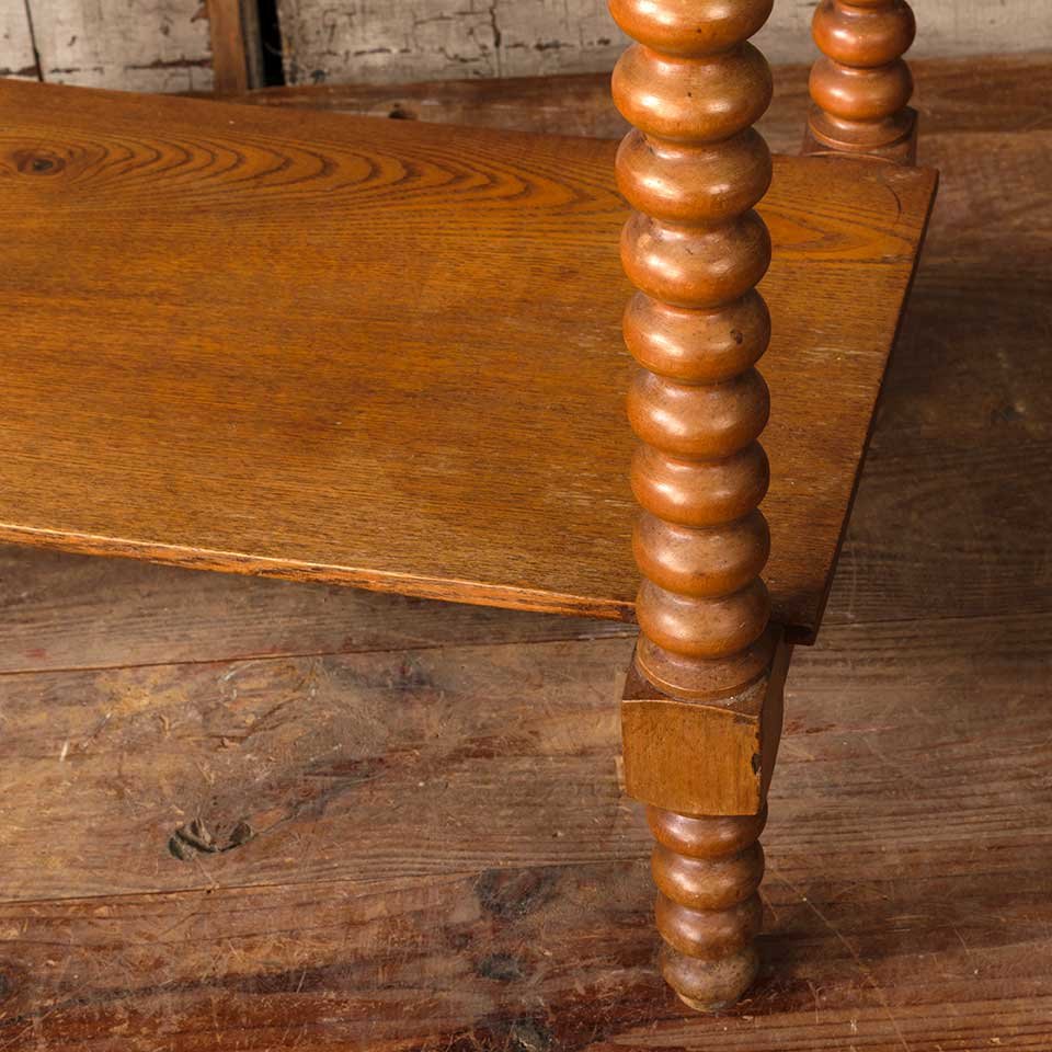 29x30 Antique Wood Dry Sink Table image 6