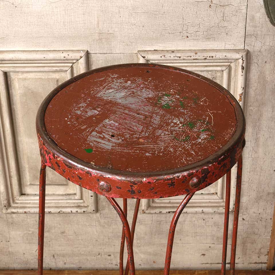 12x53 Vintage Metal Wire Stool / Pedestal image 2