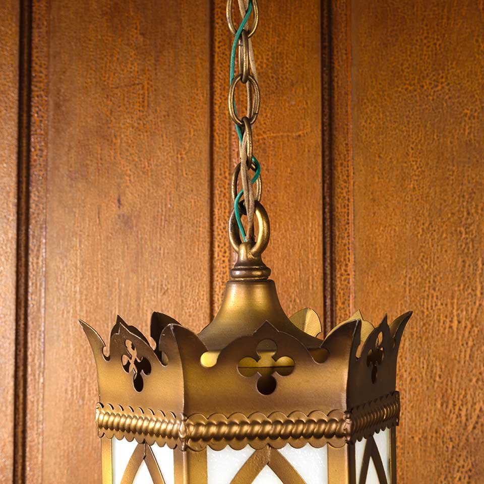 8x20 Antique Gothic Pendant Light Fixture image 3