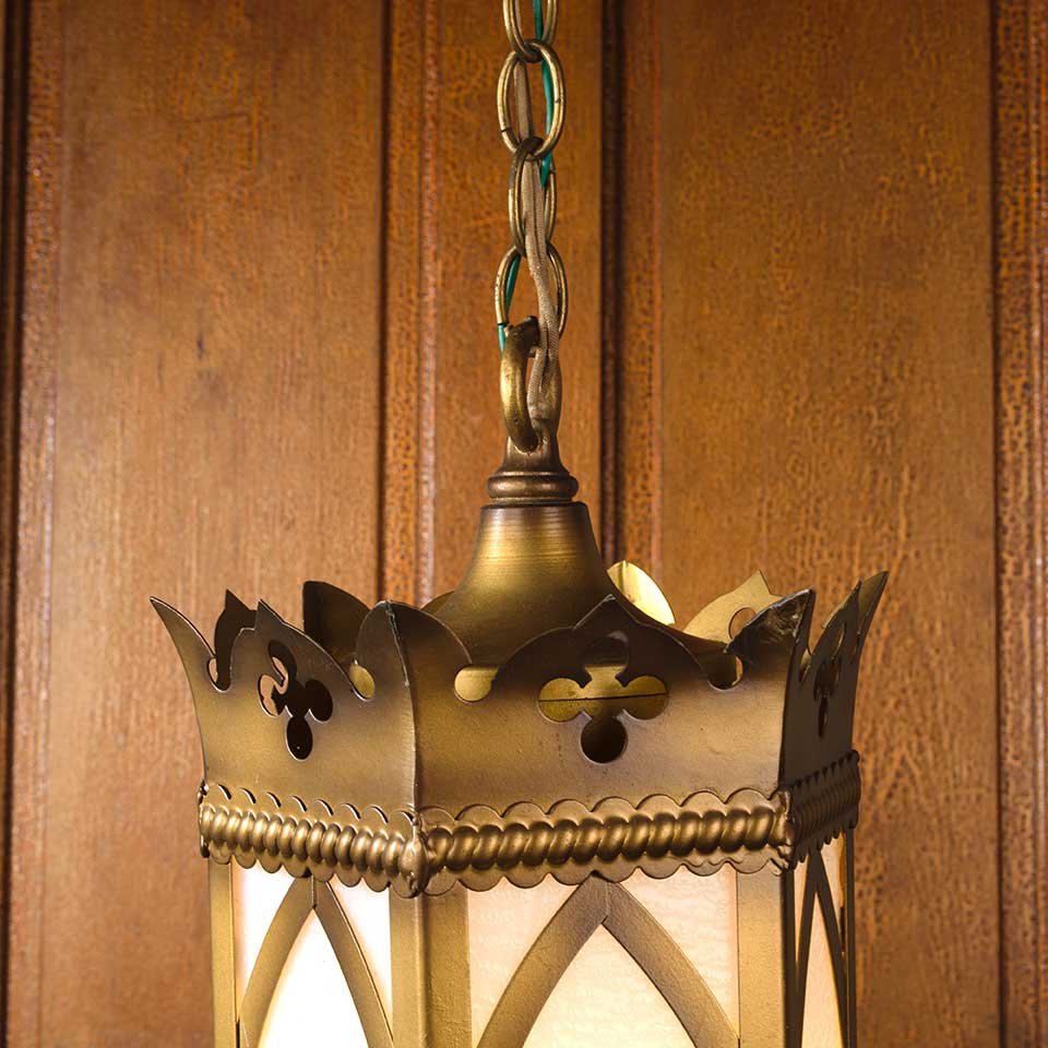 8x20 Antique Gothic Pendant Light Fixture image 3