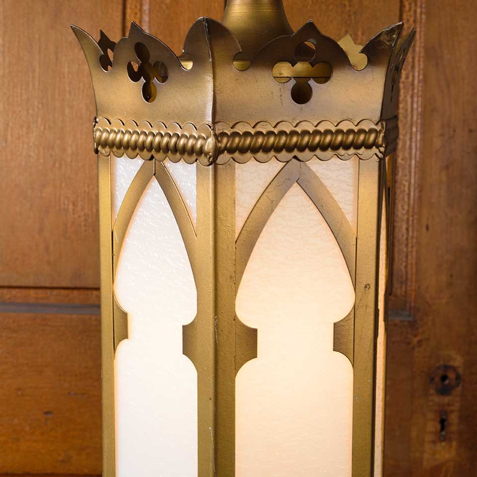 8x20 Antique Gothic Pendant Light Fixture image 4