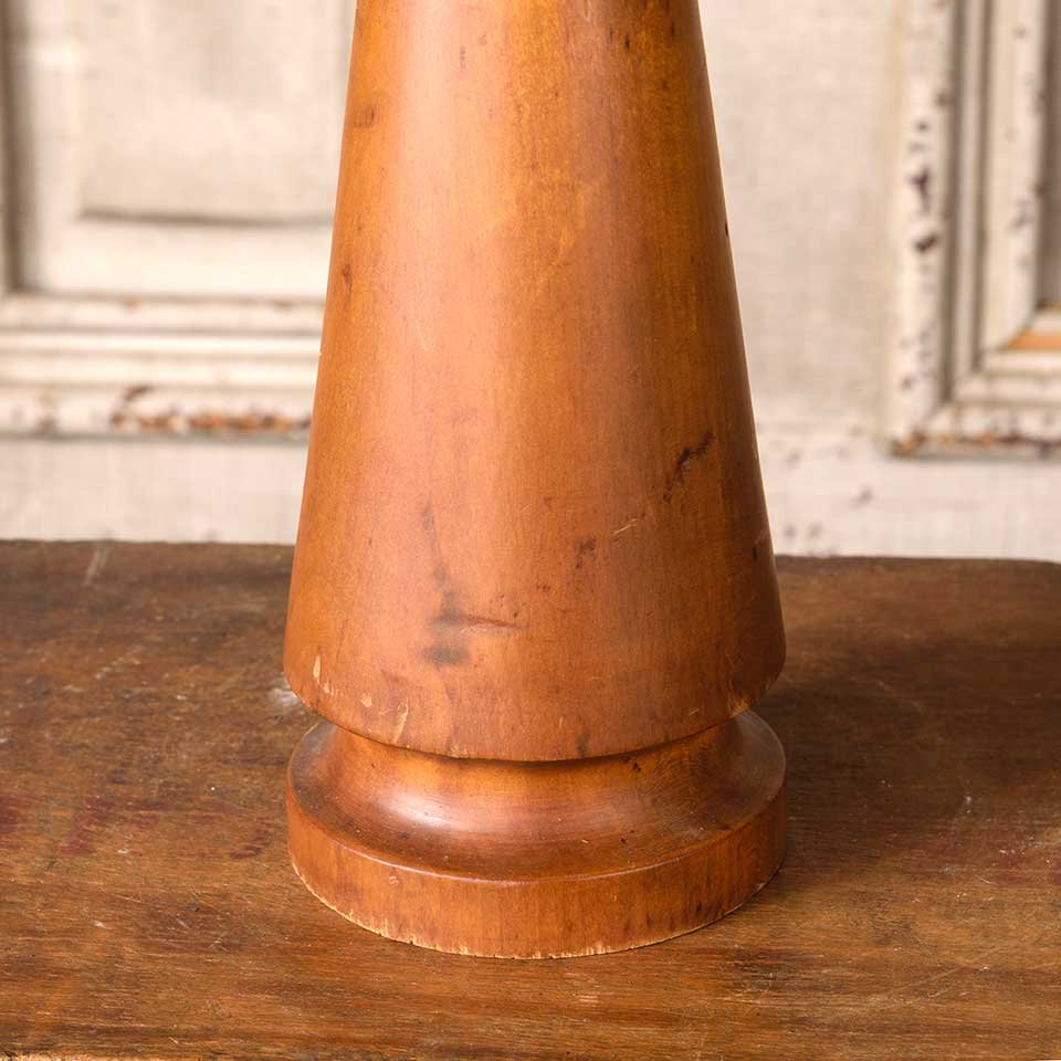 3x13 Antique Turned Wood Finial image 2