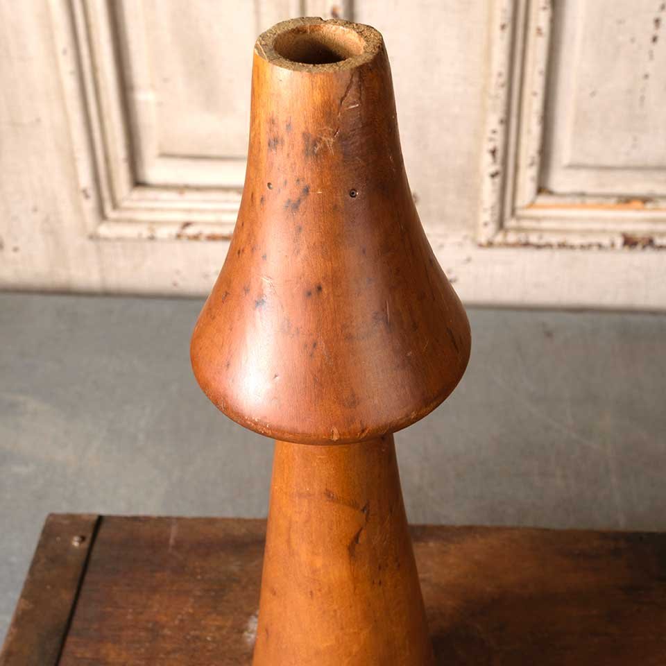 3x13 Antique Turned Wood Finial image 3