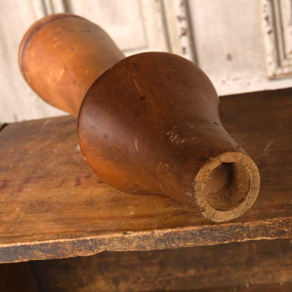 3x13 Antique Turned Wood Finial image 4