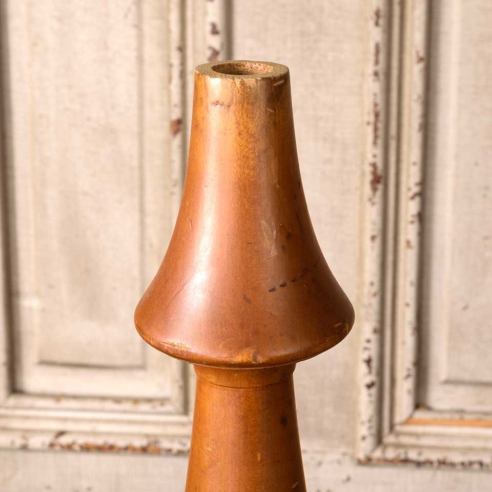 3x13 Antique Turned Wood Finial image 6