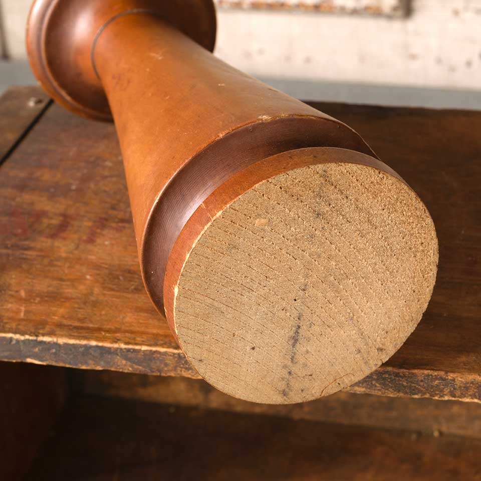 3x13 Antique Turned Wood Finial image 7