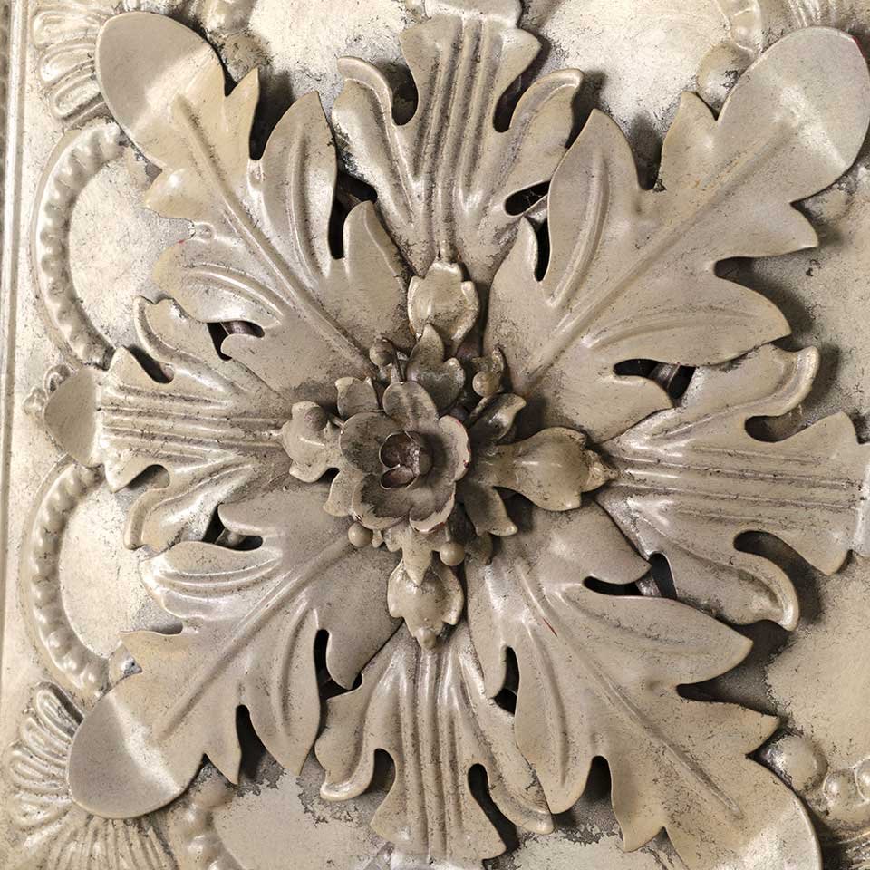 12x12 Metal Floral Wall Hanging Home Decor image 2