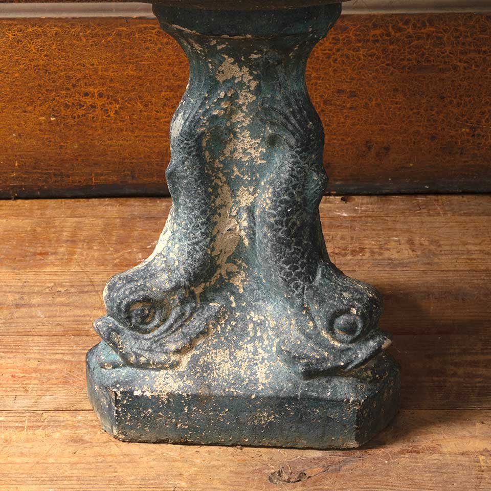 19x19 Vintage Cast Concrete Garden Birdbath image 7