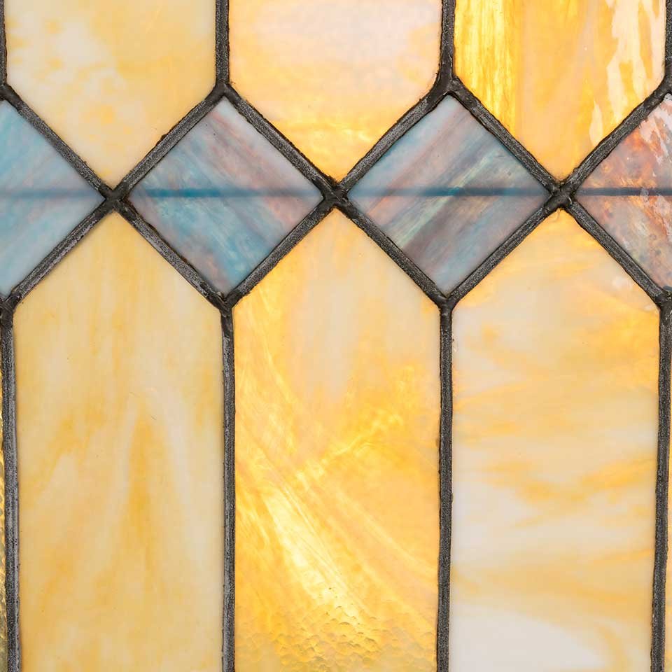 25x35 Framed Antique Stained Glass Window image 4