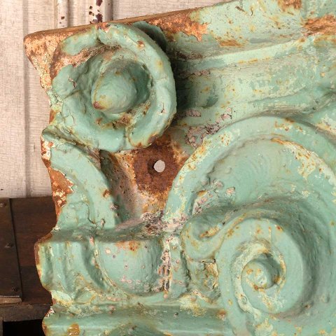 #10086 Salvaged Antique Cast Iron Building Ornament image 5