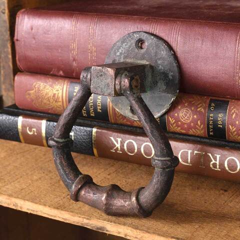 #11461 Antique Solid Brass Door Knocker Hardware image 3