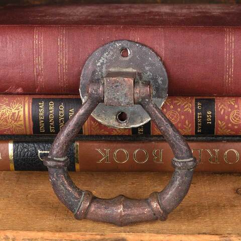 #11461 Antique Solid Brass Door Knocker Hardware image 2