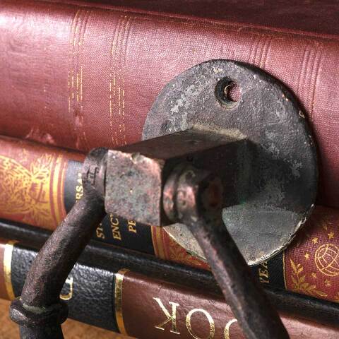 #11461 Antique Solid Brass Door Knocker Hardware image 5