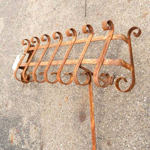 #12806 Antique Wrought Iron Window Guard image 4