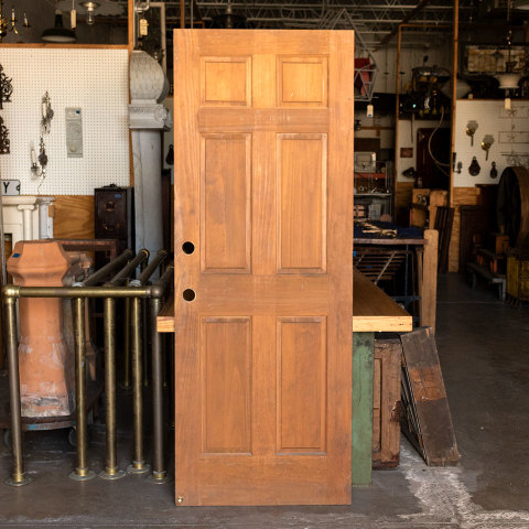 #12859 30x80 6 Panel Pine Interior Door image 4