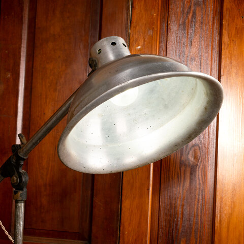 #13994 Vintage Industrial Medical Floor Lamp image 5