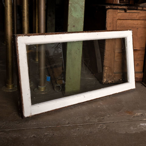 #14319 38x19 Salvaged Oak Transom Window image 3