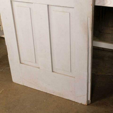 #15921 30x79 Salvaged Antique 4 Panel Interior Door image 8
