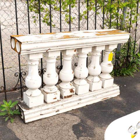 #17756 Salvaged Exterior Fypon Balustrade Railing image 5