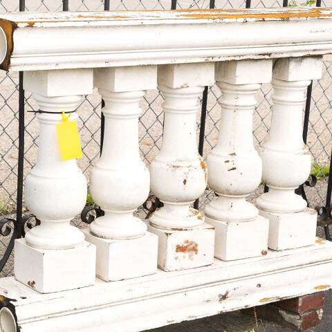 #17771 Salvaged Exterior Fypon Balustrade Railing image 5
