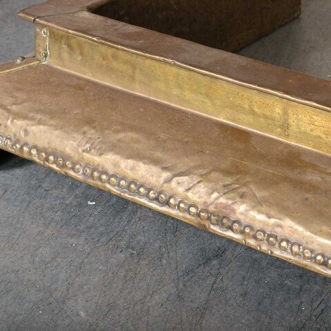 #18470 55x15 Antique Arts & Crafts Fireplace Fender image 7