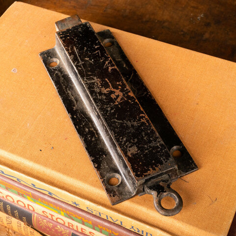 #19322 Antique Door Bolt Lock Latch Hardware image 4