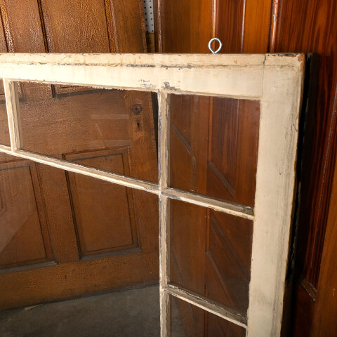 #20829 Salvaged Antique Large Divided Lite Window image 7