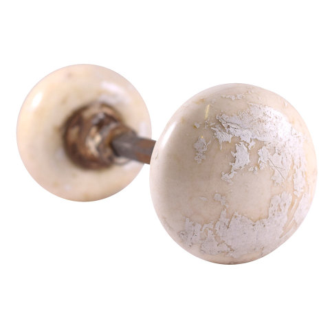 #21099 White Porcelain Doorknobs image 3