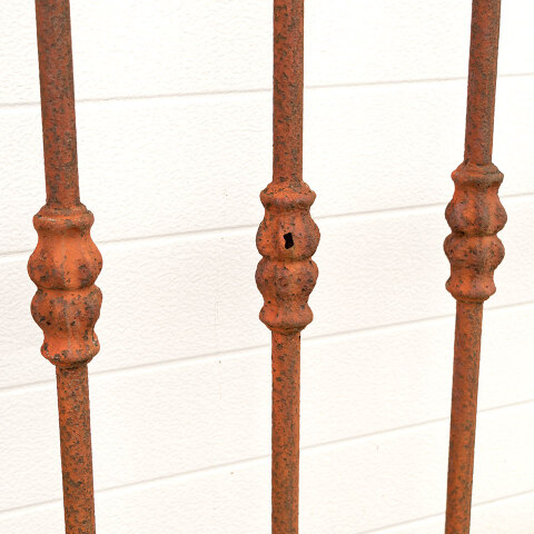 #21297 Ornate Wrought Iron Fence Section image 2