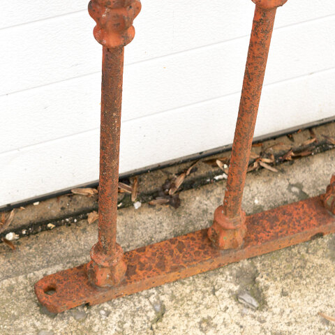 #21297 Ornate Wrought Iron Fence Section image 4