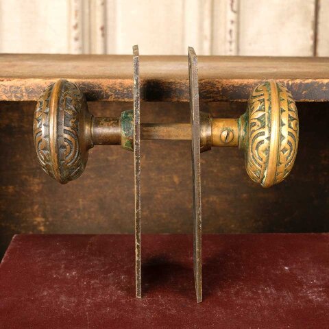 #23606 Antique Mallory Wheeler Door Hardware Set image 5