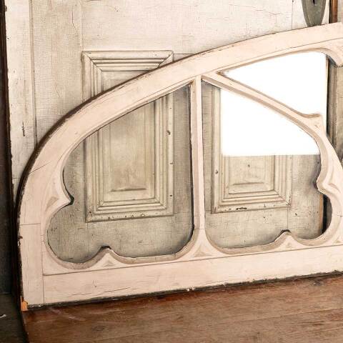 #24217 Salvaged Antique Oak Gothic Church Window image 6