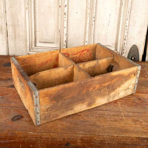 #25112 Antique PEPSI-COLA Wood Bottle Crate image 2