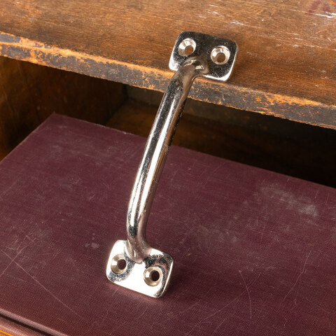 #25692 Vintage Chrome Sash Lift / Drawer Handle image 4