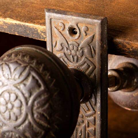 #26152 Antique Sargent Victorian Doorknob Hardware image 5