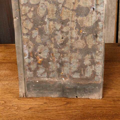 #26562 Salvaged Antique Pressed Tin Roofing Tile image 7