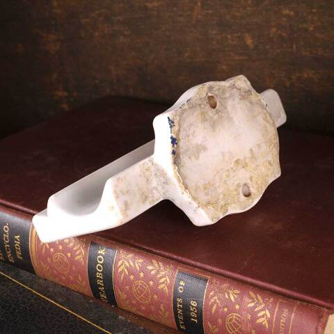 #26951 Antique Porcelain Toothbrush Holder image 6