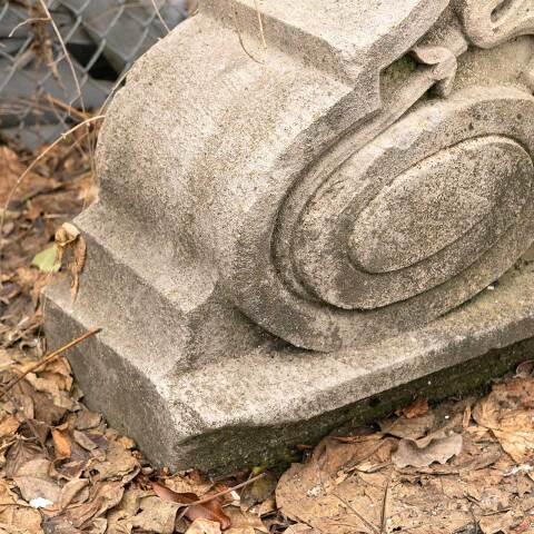 #2782 Salvaged Carved Stone Building Ornament image 6