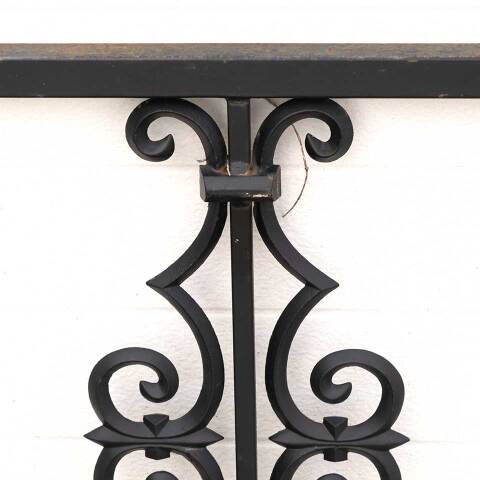 #28056 Salvaged Ornate Vintage Metal Railing Section image 4