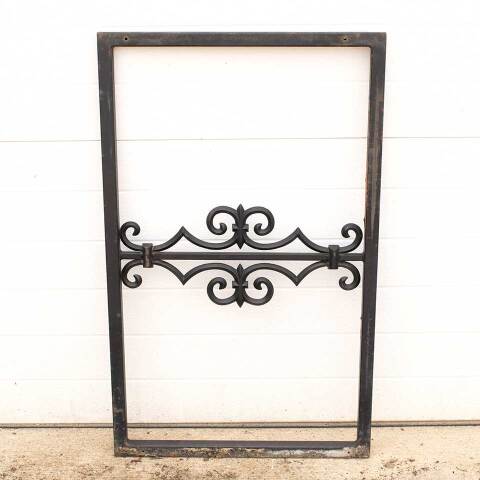 #28064 Salvaged Ornate Vintage Metal Railing Section image 5