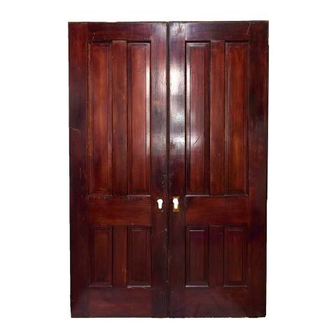 #29026 60x90 Salvaged Pine Pocket Doors image 1