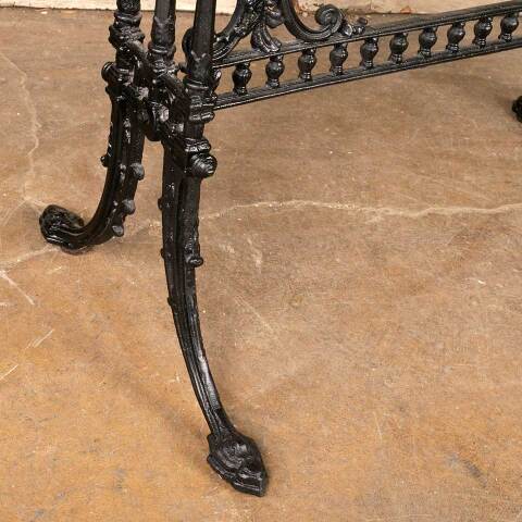 #29608 Table with Cast Iron Base and Wood Top image 8